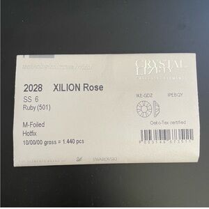 11 PACKS BUNDLE - Swarovski ss6 Rhinestone Crystals